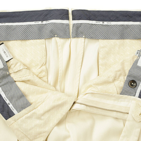 PT TORINO パンツ スラックス STRETCH SLIM FIT ピケ レーヨン